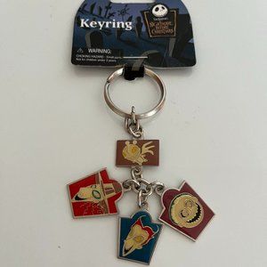 The Burton's NIGHTMARE BEFORE CHRISTMAS KEYRING BY Monogram - NWT